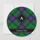 Clan Armstrong Tartan Invitation (Front)