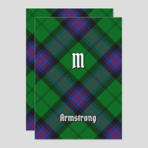 Clan Armstrong Tartan Invitation