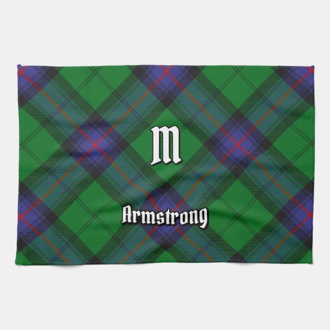 Clan Armstrong Tartan Kitchen Towel (Horizontal)