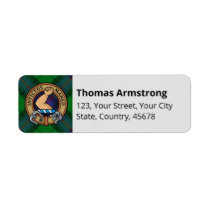 Clan Armstrong Tartan Label