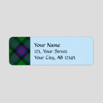 Clan Armstrong Tartan Label
