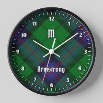 Clan Armstrong Tartan Large Clock