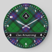 Clan Armstrong Tartan Large Clock