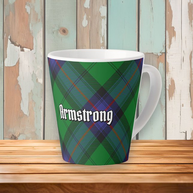 Clan Armstrong Tartan Latte Mug (Creator Uploaded)