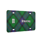 Clan Armstrong Tartan License Plate (Right)