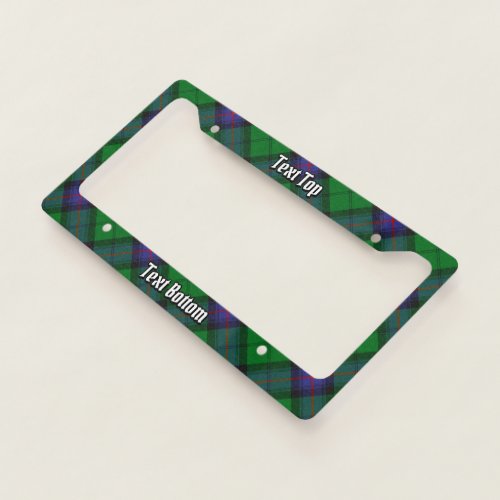 Clan Armstrong Tartan License Plate Frame