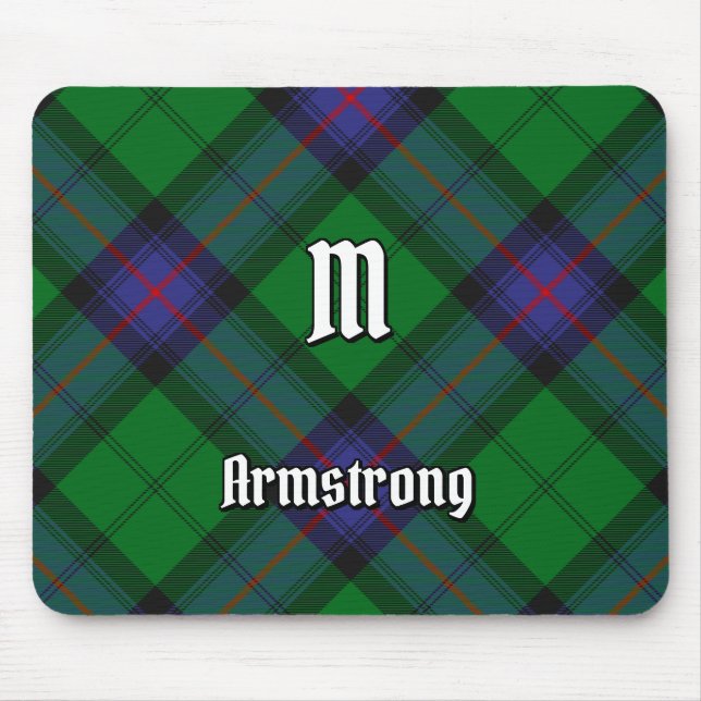 Clan Armstrong Tartan Mouse Pad (Front)