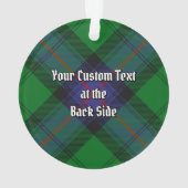 Clan Armstrong Tartan Ornament (Back)