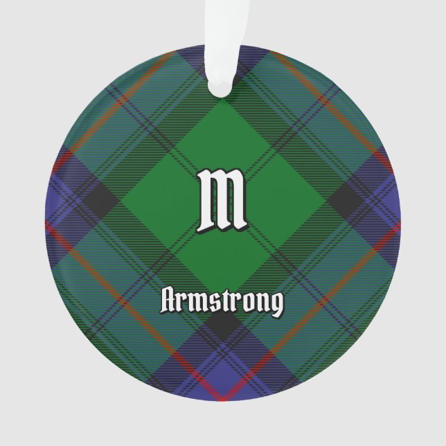 Clan Armstrong Tartan Ornament (Front)
