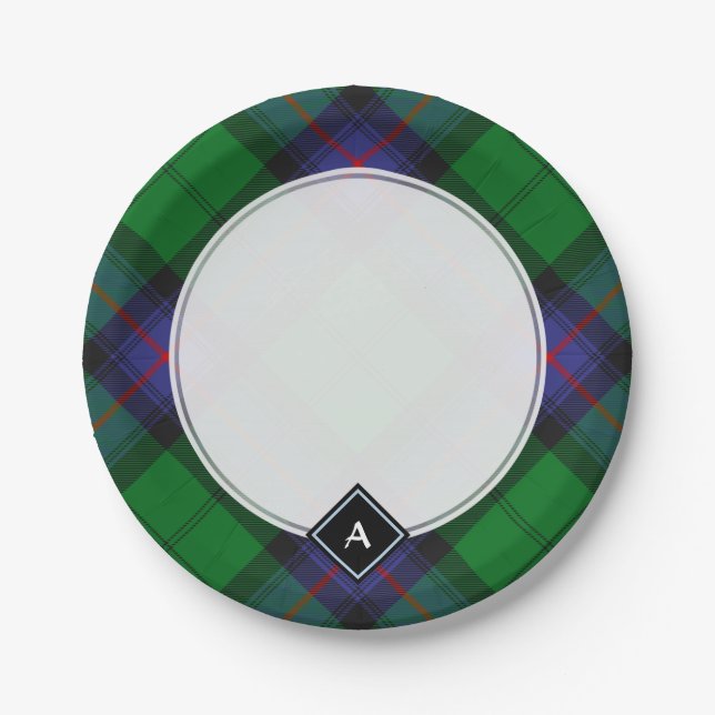 Clan Armstrong Tartan Paper Plates (Front)