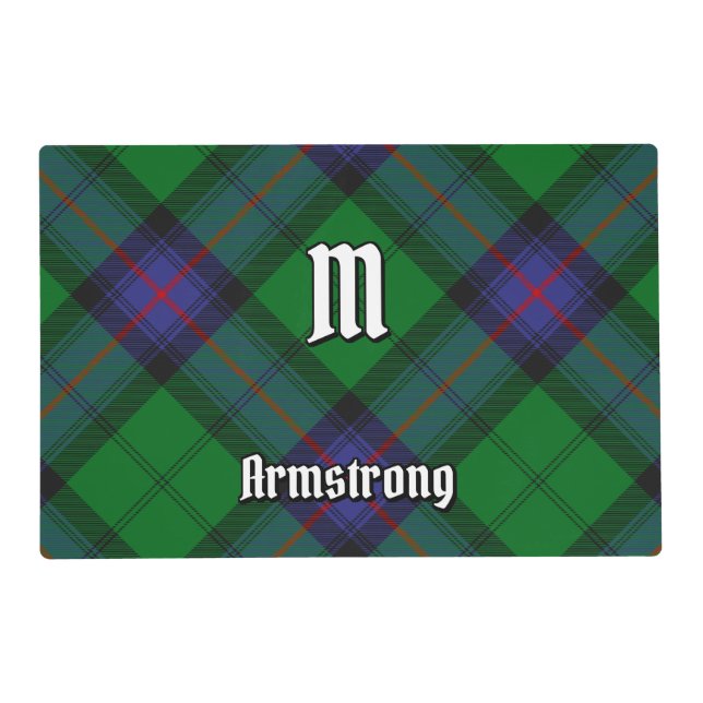 Clan Armstrong Tartan Placemat (Front)