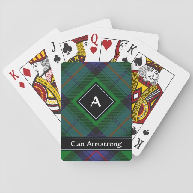 Clan Armstrong Tartan Playing Cards (Back)