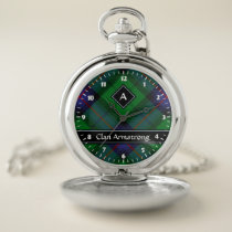Clan Armstrong Tartan Pocket Watch