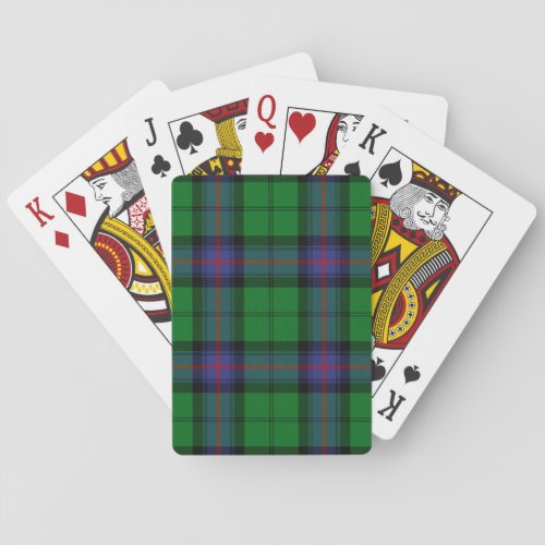 Clan Armstrong Tartan Poker Cards