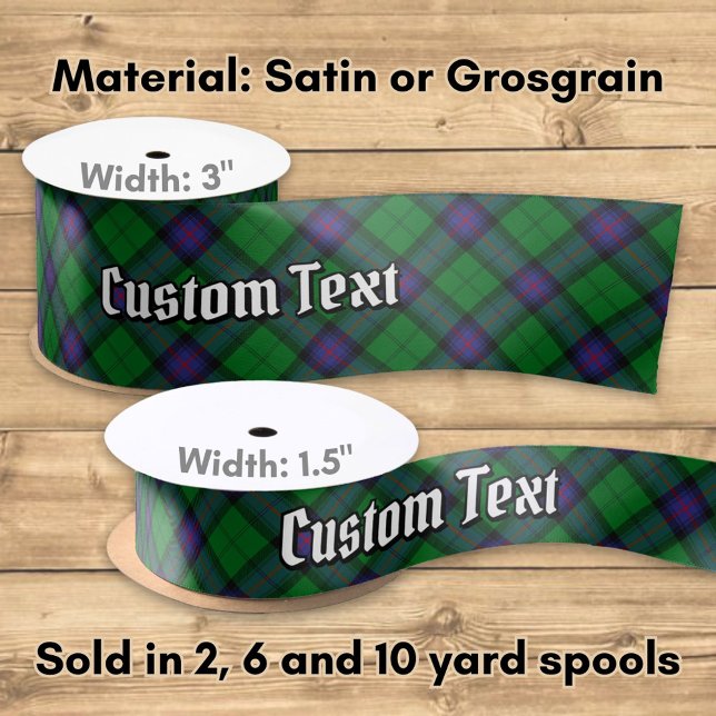 Clan Armstrong Tartan Satin Ribbon (Creator Uploaded)