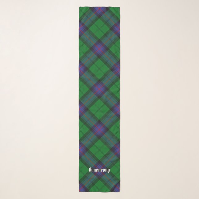 Clan Armstrong Tartan Scarf (Front)