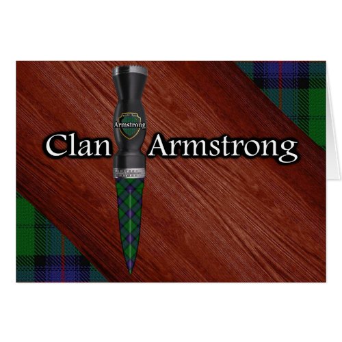 Clan Armstrong Tartan Sgian Dubh Blade