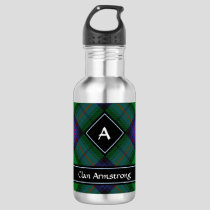 Clan Armstrong Tartan Stainless Steel Water Bottle
