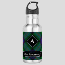 Clan Armstrong Tartan Stainless Steel Water Bottle