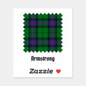 Clan Armstrong Tartan Sticker (Sheet)