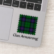 Clan Armstrong Tartan Sticker