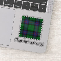 Clan Armstrong Tartan Sticker