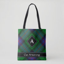 Clan Armstrong Tartan Tote Bag