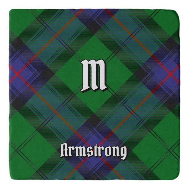 Clan Armstrong Tartan Trivet (Front)