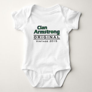 Clan Armstrong Vintage Customize Your Birthyear Baby Bodysuit