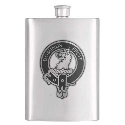 Clan Baird Crest Flask