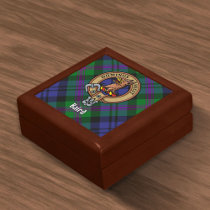Clan Baird Crest over Tartan Gift Box