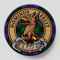 Clan Baird Crest over Tartan PopSocket