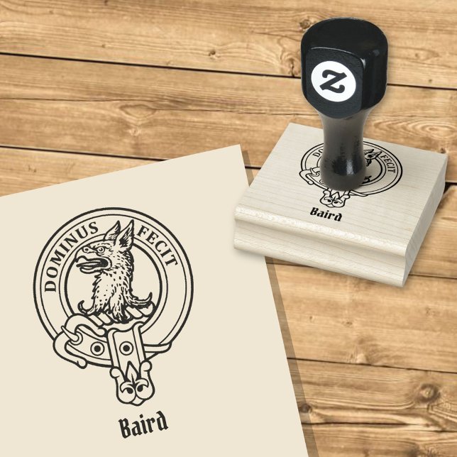 Clan Baird Crest Rubber Stamp (Creator Uploaded)