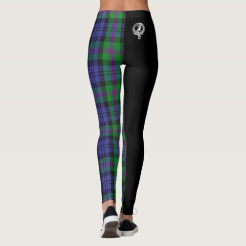 Clan Baird Crest  Tartan Leggings