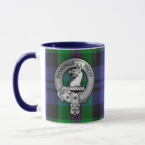 Clan Baird Crest  Tartan Mug