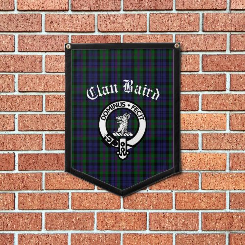 Clan Baird Crest  Tartan Pennant