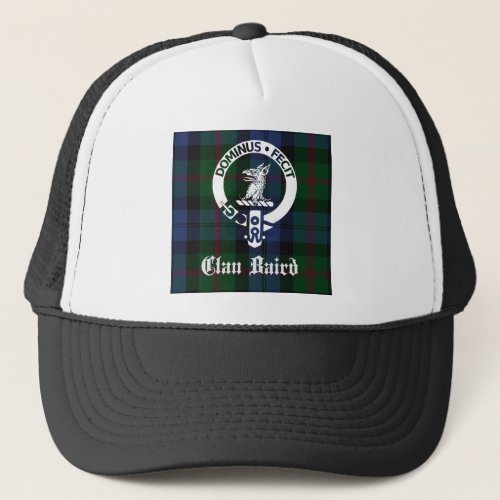 Clan Baird Crest Tartan Trucker Hat