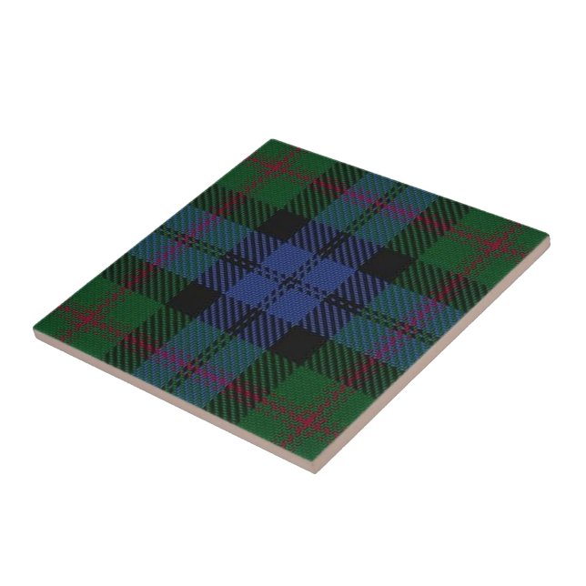 Clan Baird Scottish Expressions Tartan Tile (Side)