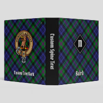 Clan Baird Tartan 3 Ring Binder