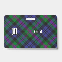 Clan Baird Tartan Badge