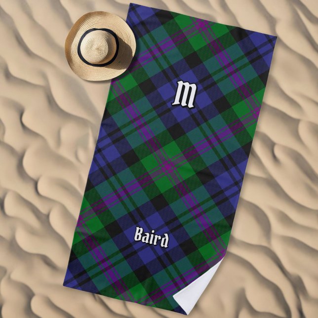 Clan Baird Tartan Beach Towel (Creator Uploaded)