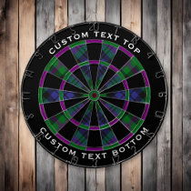 Clan Baird Tartan Dart Board