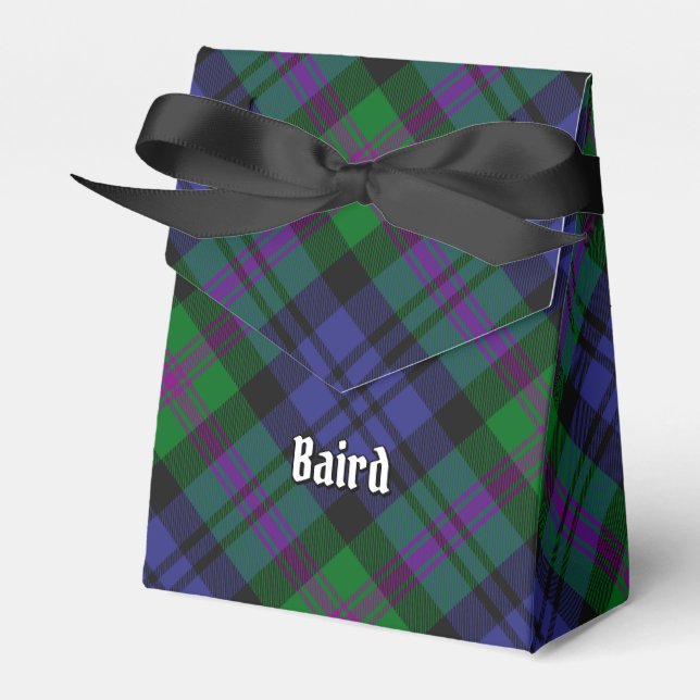 Clan Baird Tartan Favor Boxes (Front Side)