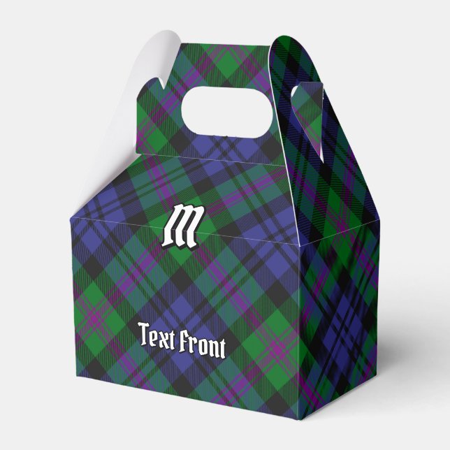 Clan Baird Tartan Favor Boxes (Front Side)