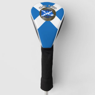 Clan Baird Tartan Knot & Flag Golf Head Cover