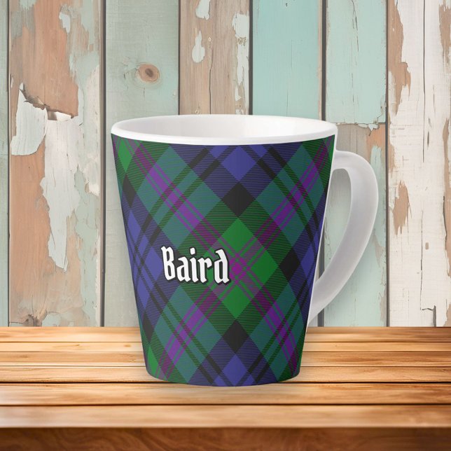Clan Baird Tartan Latte Mug (Creator Uploaded)
