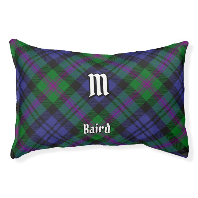 Clan Baird Tartan Pet Bed (Front)