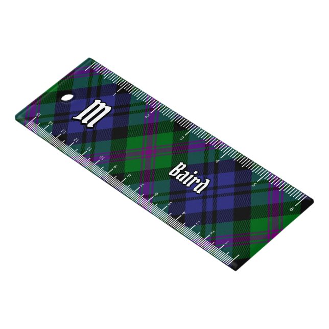 Clan Baird Tartan Ruler (Angled)