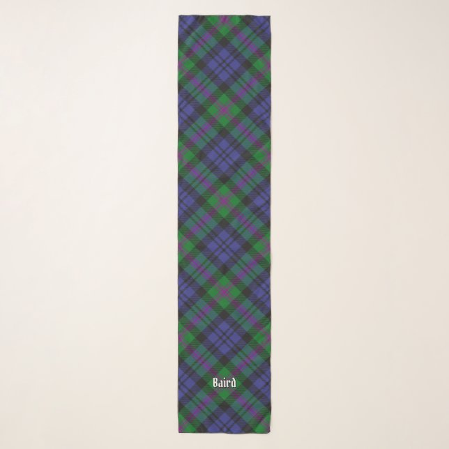Clan Baird Tartan Scarf (Front)