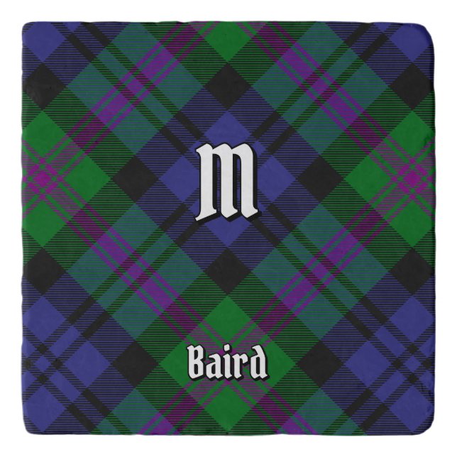 Clan Baird Tartan Trivet (Front)